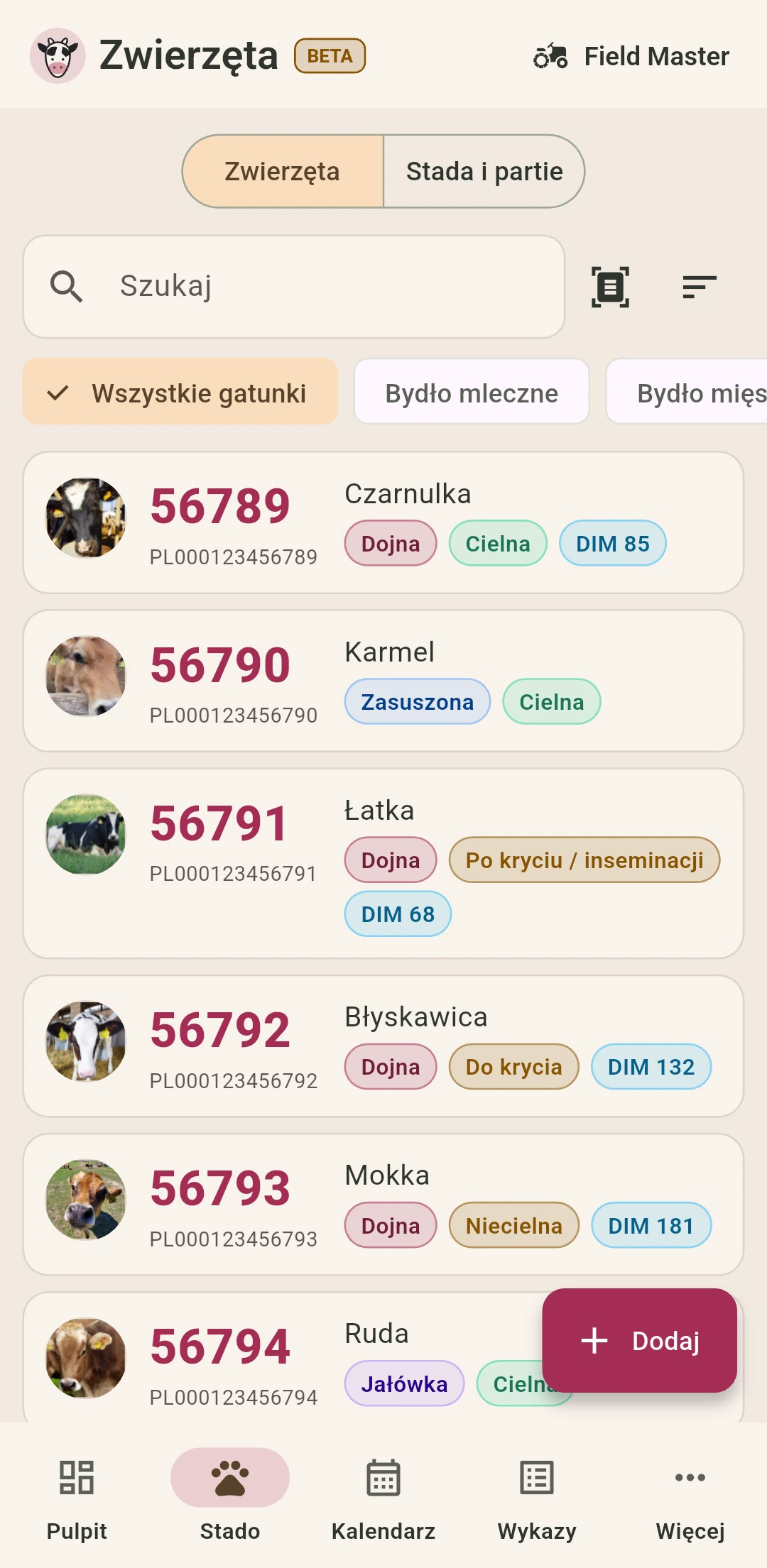 Stado pod kontrolą. Ważne sprawy zawsze pod ręką.