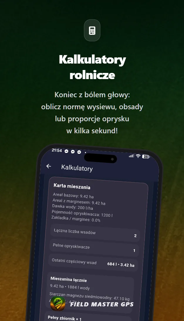 Kalkulatory rolnicze