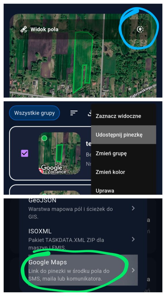 Aktualizacja Field Master GPS – szybsza nawigacja, EGiB i udostępnianie pól w Google Maps